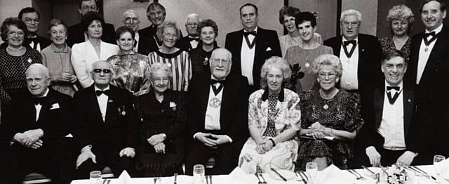 The photograph  was taken in 1990 in the Broadfield Hotel when John Gorman was Mayor and M/s Vera Lomax was Mayoress.

Top row: Harold Stanley, Gwen Albiston, John Pierce, Les Worsley, Norman Angus, Thelma Angus, Norman Smith, Shirley Smith, Marjorie Whitehead, Allan Whitehead, 

Middle Row: Joyce Stanley, Veronica Pierce, Elsie Worsley

Bottom Row: Les Albiston, Derrick Walker, Elsie Walker, John Gorman, Vera Lomax, Jean Sanderson