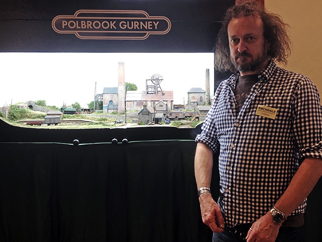 Chris Nevard at the Model Railway Exhibition