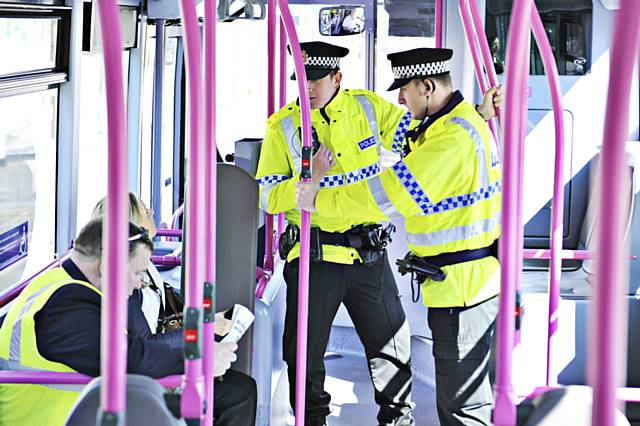 Clampdown on antisocial behaviour on trams and buses by The Travelsafe Unit