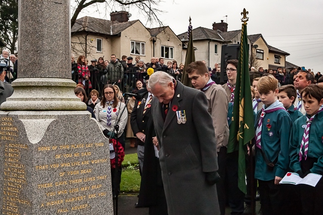 Remembrance Sunday in Wardle