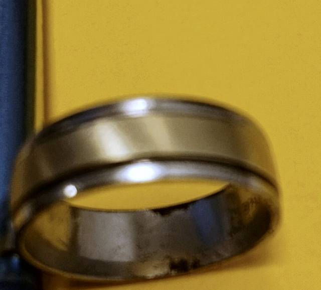 The Warren James wedding ring that twice became tarnished