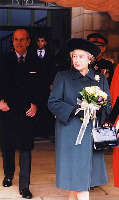 The Queen visits Rochdale in 1994