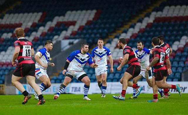 Rochdale Hornets will meet the Midlands Hurricanes - formerly the Coventry Bears - in the Betfred Challenge Cup (pictured in 2016)