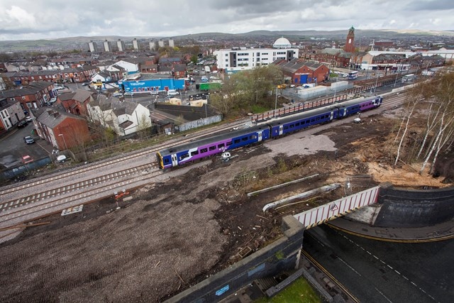 First phase of work to upgrade railway between Littleborough and Manchester Victoria completed