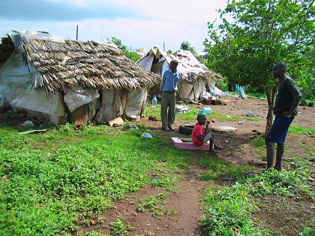 Typical home in Shanzu village near Mombasa, Kenya