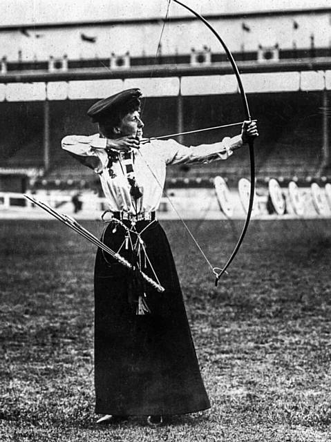 Olympian archer Sybil Fenton Newall 'Queenie'