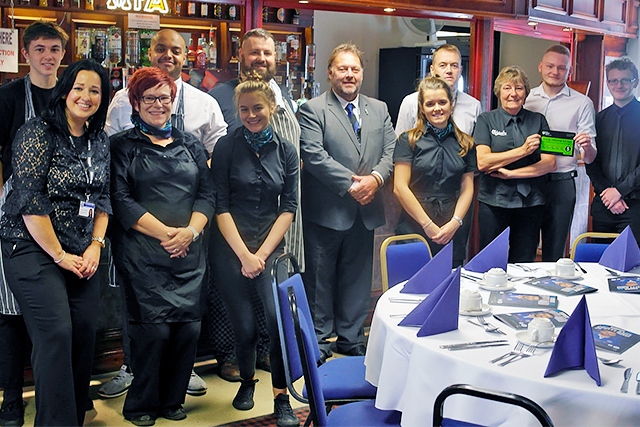 Staff from the Crown Oil Arena bars, kiosks and Quirky Catering Company