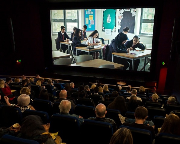 Pupils from Kingsway Park High School guests of honour at their own film premiere at Odeon, Sandbrook Leisure Park