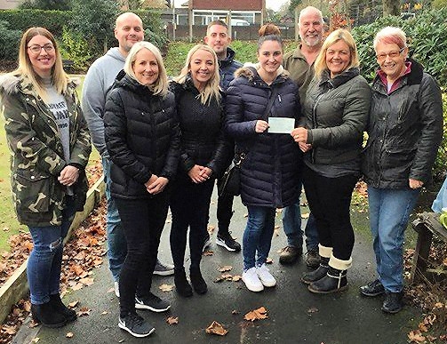 The Friends of Hopwood Park received a generous £1,000 donation from Crown Oil's Funding Committee in 2017