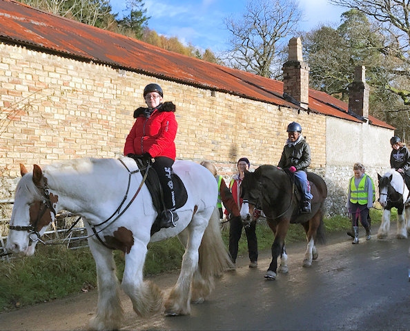 Skills for Life students trek around Bassenthwaite on horseback