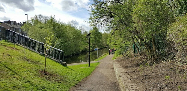 Young people are especially urged to take care around canals, like Rochdale canal (pictured)