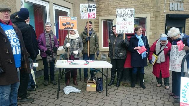 Littleborough Labour on Labour's Day of Action for the NHS