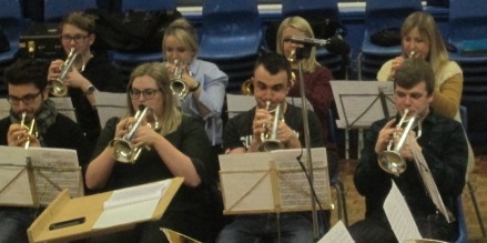 Milnrow Band final full rehearsal before the North West Regional Championships 