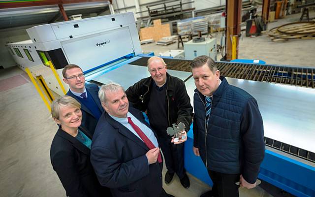 Council grant helped Concept Metals purchase fibre optic metal cutting machine