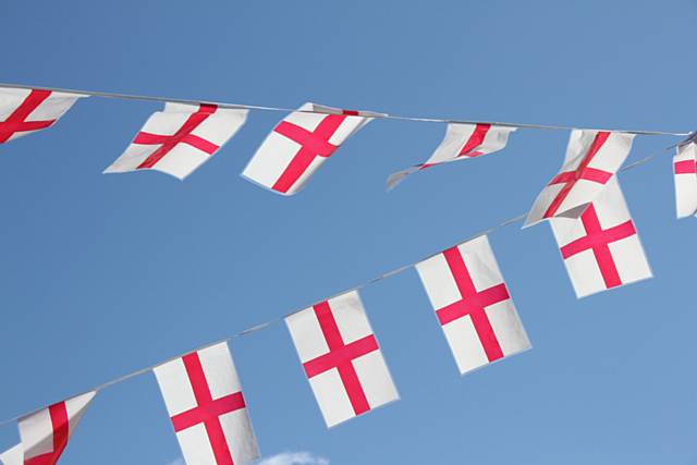 St George's Day flags