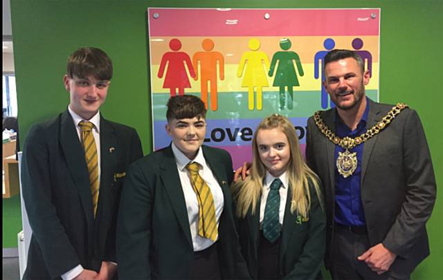 Lord Mayor of Manchester visits Wardle Academy 