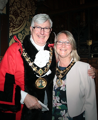 The New Mayor and Mayoress, Ian and Christine Duckworth
