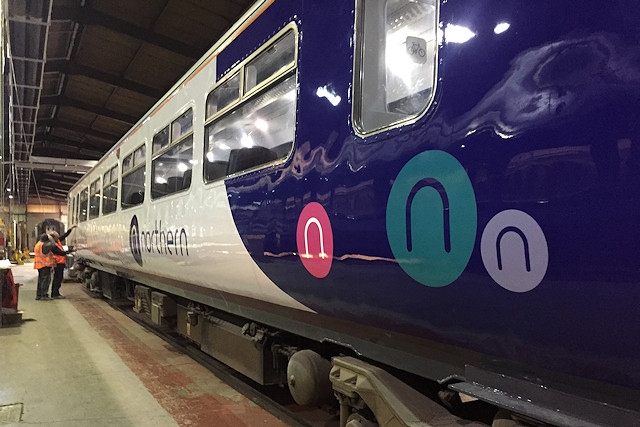 One of Northern's refurbished trains