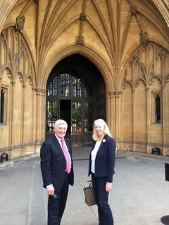Tony Lloyd and Liz McInnes at Westminster