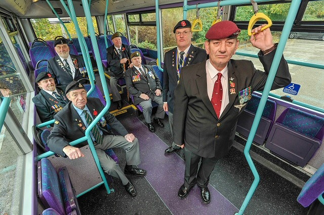 Serving members of the armed forces, veterans and cadets can travel on bus services across Greater Manchester for free