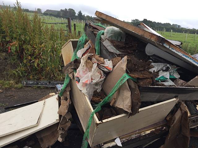'Disgraceful' fly-tipping in Milnrow