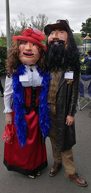 Big Head 'Giants' from Friends of Tourcoing at Milnrow Carnival