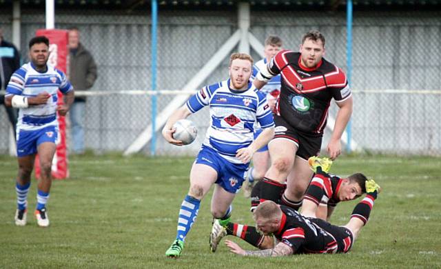 Lewis Sheridan: Rochdale Mayfield 26-12 Leigh Miners