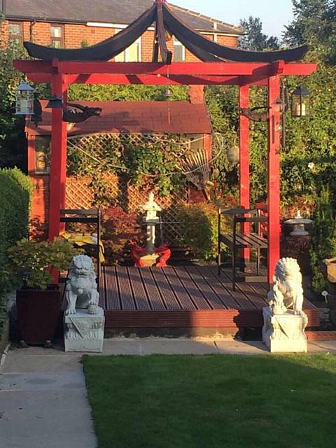 Warwick Smith's Oriental garden featured on BBC North West