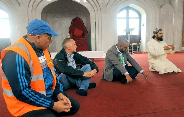 Members of RAPHD during the Early Break visit to Bilal Mosque