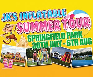 Inflatable Fun World, Springfield Park, Sunday 30 July - Sunday 06 August, from 10.30am (weather permitting)