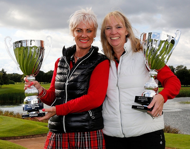 Michelle Black and Lisa Duffy - national American Golf Ladies Champions