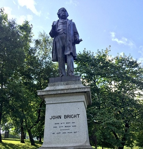 John Bright Statue, Broadfield Park