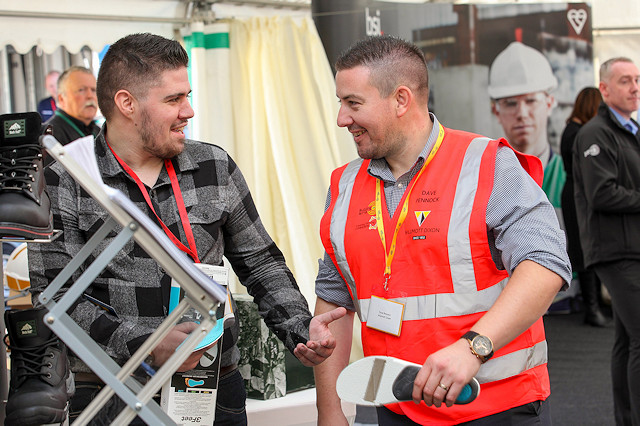 Dave Pennock (right), supply chain manager of Rochdale