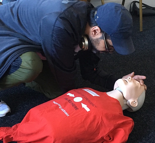 The tailored first aid sessions provide people with the skills and confidence to help in a first aid emergency