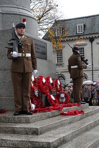 Rochdale Remembrance Sunday 2018, World War One Centenary, Armistice Day 2018