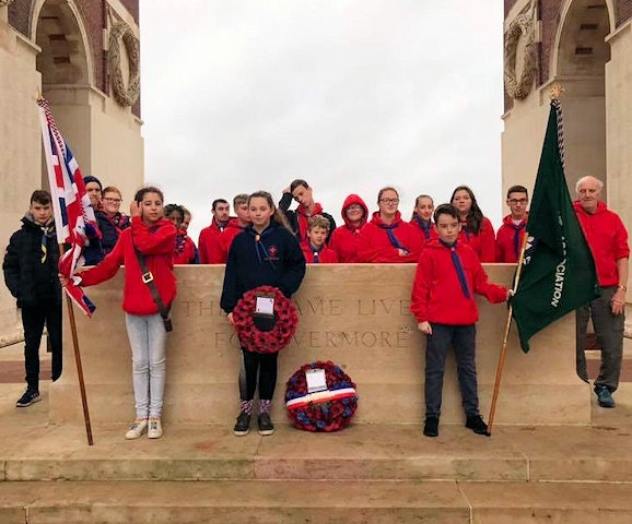 Middleton Scouts honour of the fallen of Middleton