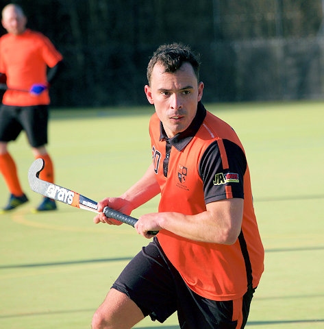 Andy Meanock, scored his first goal for Rochdale Men’s Hockey Firsts 