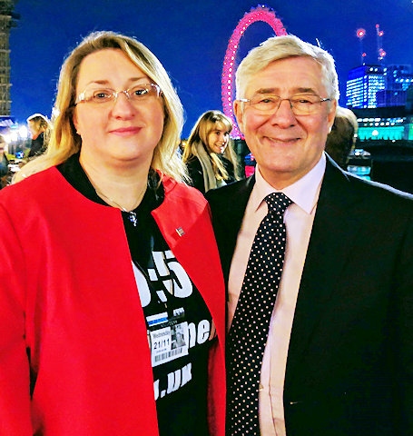 Rachel Massey accompanied Tony Lloyd MP around Parliament for the day
