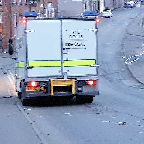 Bomb Disposal Unit on Milkstone Road and Well I’Th Lane 
