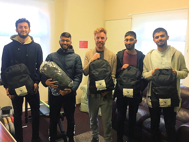 UKIM Madina Mosque with the winter survival kits to help the homeless 