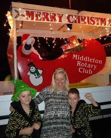 Middleton Rotary Club Christmas Float