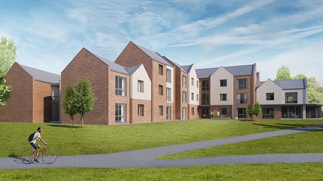 An artist's impression of the proposed development