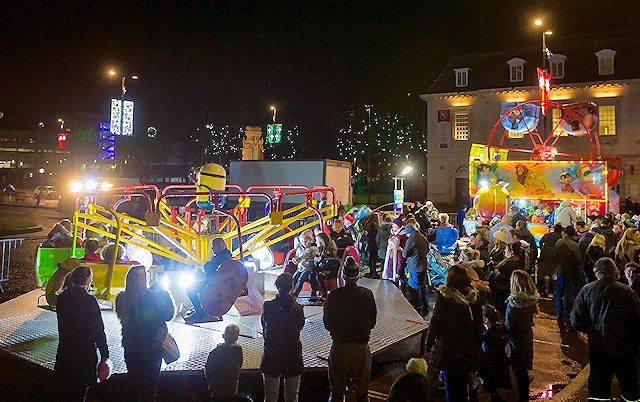 All the fun of the fair in Rochdale on New Year’s Eve