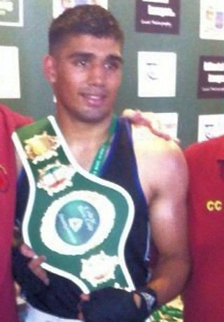 Boxer Muhammad Ali Zahid 