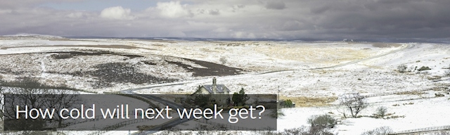 How cold will next week get?