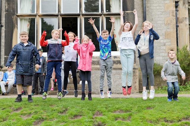 A school group staying at a YHA 