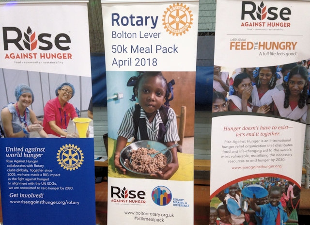 Rise Against Hunger meal pack event 