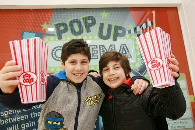 Motaz and Ali Mohamed enjoyed their visit to Rochdale Exchange’s pop-up cinema