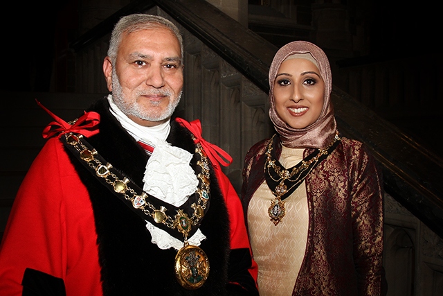Mayor Mohammed Zaman and Mayoress Naaira Zaman