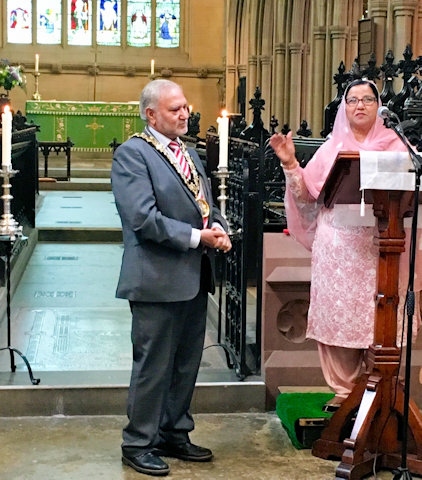 Mayor of Rochdale Mohammed Zaman at the Convention of Asian Christian Communities at St Chad’s